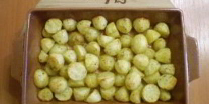 Шаг 5: картофеля кусочками в духовке