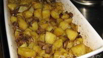 Рецепт Картофеля с грибами в духовке