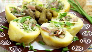 Рецепт Картофеля с селедкой