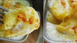 Рецепт Картофеля с соусом бешамель