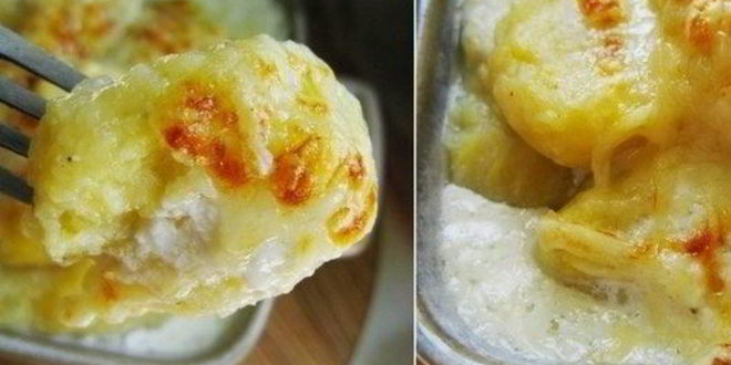 Рецепт картофеля с соусом бешамель