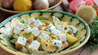 Рецепт Картофеля с сыром по-гречески