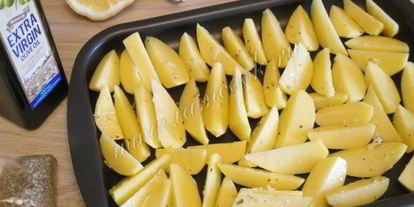 Шаг 4: картофеля с сыром по-гречески