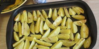 Шаг 6: картофеля с сыром по-гречески