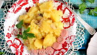 Рецепт Картофеля с вешенками в мультиварке