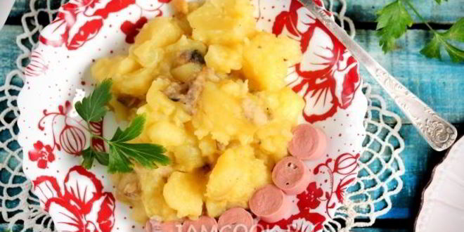 Рецепт картофеля с вешенками в мультиварке