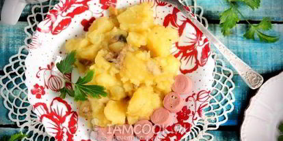 Шаг 7: картофеля с вешенками в мультиварке