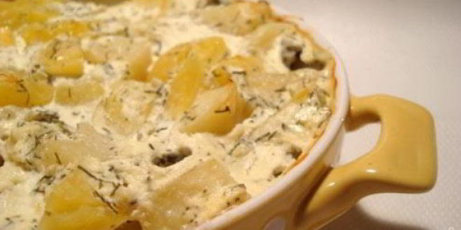 Рецепт Картофеля в сметане