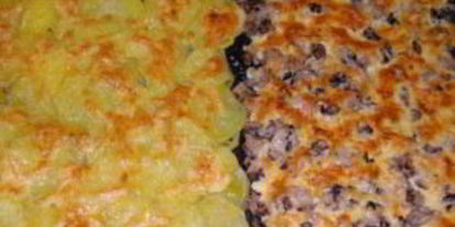 Шаг 5: картошки со сморчками в духовке