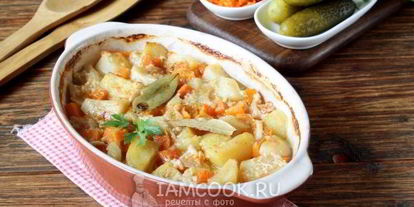 Шаг 7: картошки в кефире в духовке