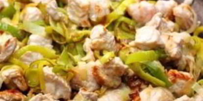 Шаг 1: коричневого риса с индейкой и овощами