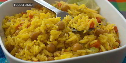 Шаг 9: постного риса с овощами и нутом