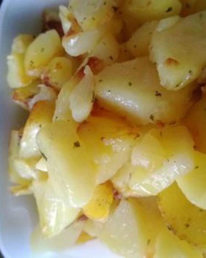 Рецепт пряного картофеля с беконом