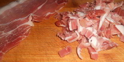 Шаг 1: пряного картофеля с беконом