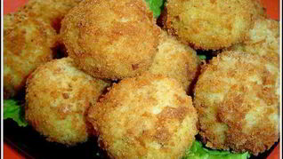 Рецепт Пшенных крокетов с грибами