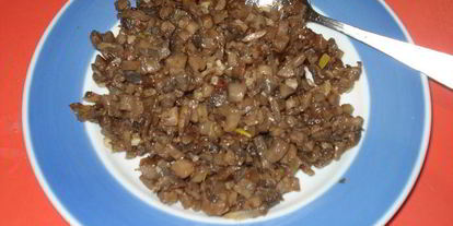 Шаг 1: пшенных крокетов с грибами