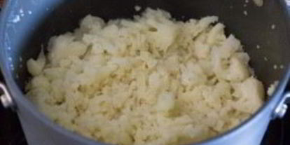 Шаг 1: пюре из цветной капусты