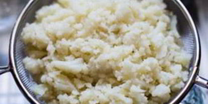 Шаг 2: пюре из цветной капусты