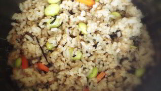 Рецепт Риса с грибами шиитаке в мультиварке