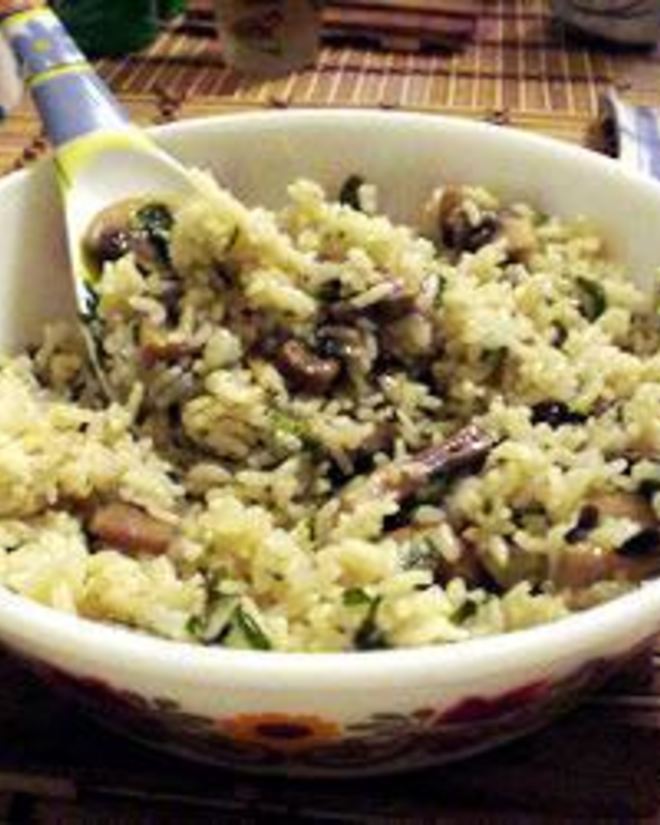 Рецепт риса с грибами