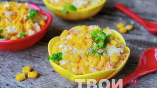 Рецепт Риса с крабовыми палочками