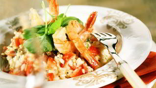 Рецепт Риса с креветками в мультиварке