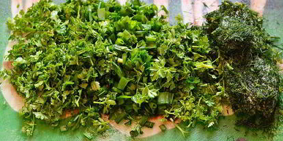 Шаг 4: риса с курицей