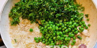 Шаг 5: риса с курицей