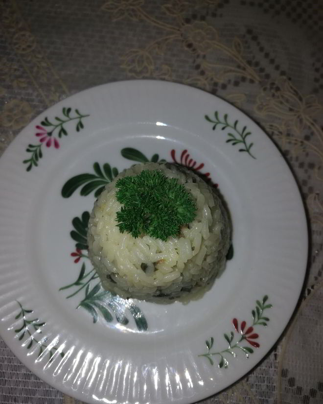 Рецепт риса с лимоном и мятой