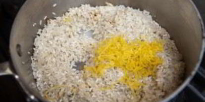 Шаг 1: риса с лимоном