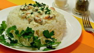 Рецепт Риса с мидиями в соусе