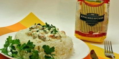 Шаг 6: риса с мидиями в соусе