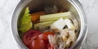 Шаг 1: риса с морепродуктами