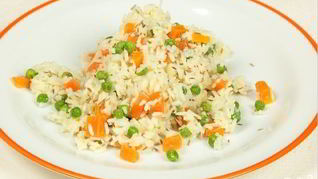 Рецепт Риса с морковью и горошком
