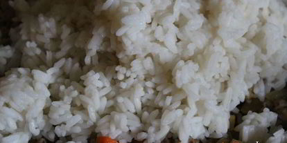 Шаг 5: риса с овощами и мясныма фаршема