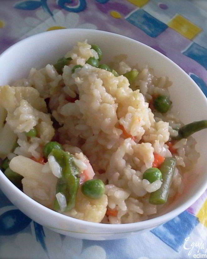 Рецепт риса с овощами
