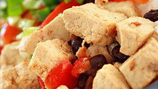 Рецепт Риса с сыром тофу и зеленой фасолью