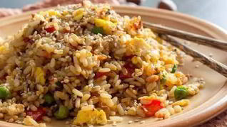 Рецепт Риса, жареного с овощами