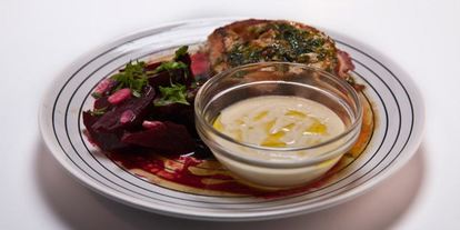 Шаг 8: скордальи с жареной треской