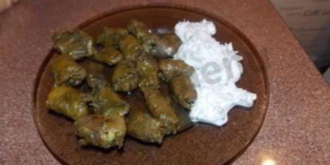 Рецепт долмы с мятой и круглым рисом