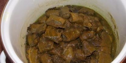 Шаг 18: долмы с мятой и круглым рисом