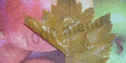 Шаг 6: долмы с мятой и круглым рисом