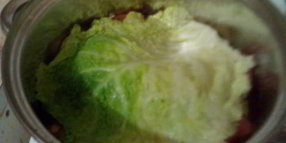 Шаг 12: голубцов с айвой и яблоком