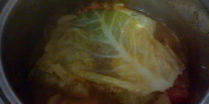 Шаг 15: голубцов с айвой и яблоком