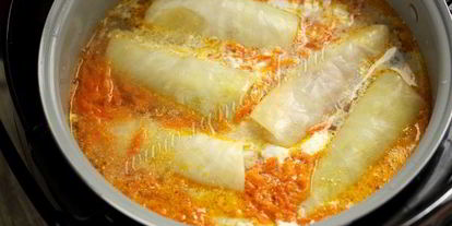 Шаг 8: голубцов с фаршем и пшеном в мультиварке