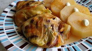 Рецепт Голубцов с фасолью