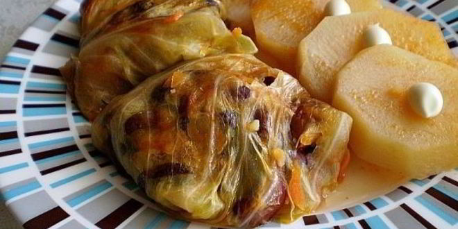 Рецепт голубцов с фасолью