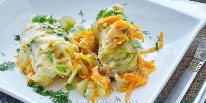 Шаг 15: голубцов с индейкой в сливочном соусе в мультиварке