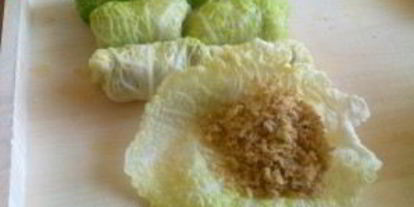 Шаг 2: голубцов с куриным фаршем