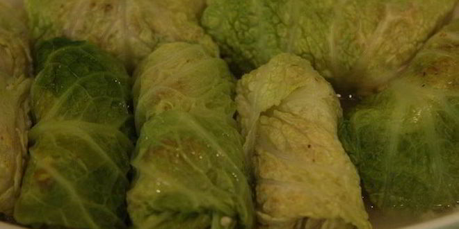 Рецепт голубцов с лисичками и пореем